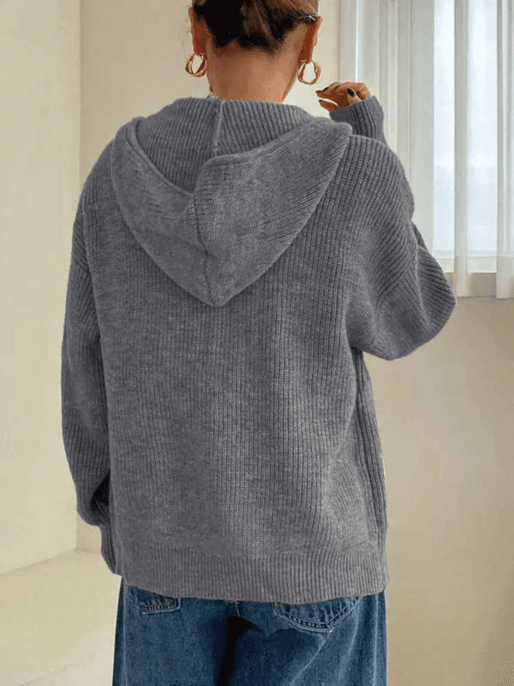 Warmth & Whispers Autumn Cardigan Hoodie