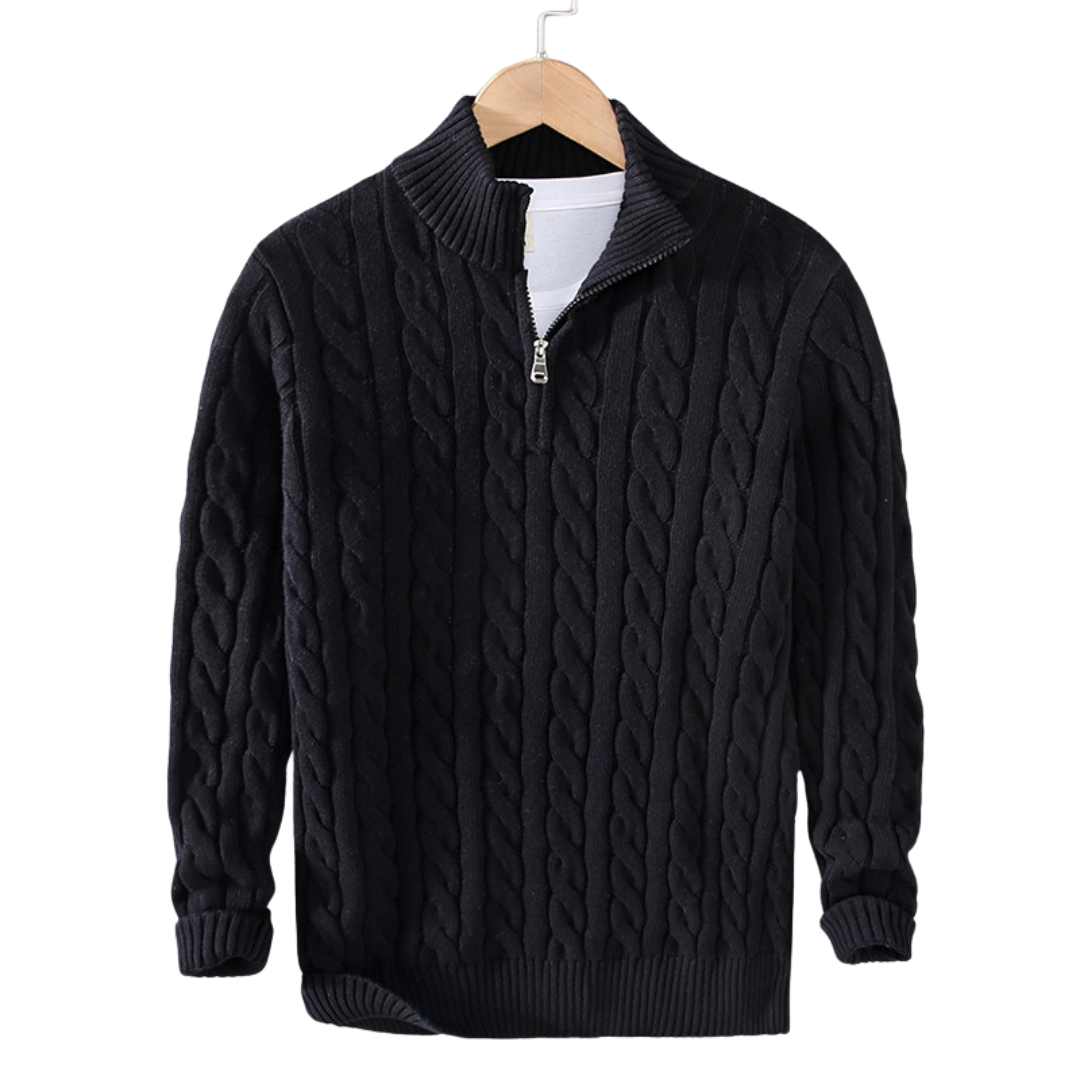 vMaren | Half-Zip Sweater Old-School Design