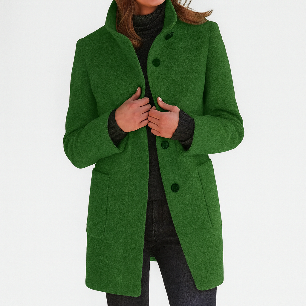 Women’s High-Collar Coat