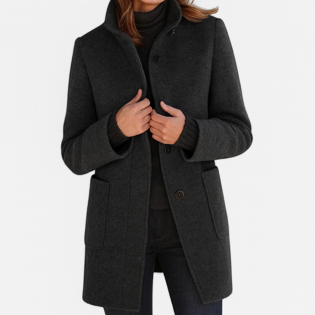Women’s High-Collar Coat