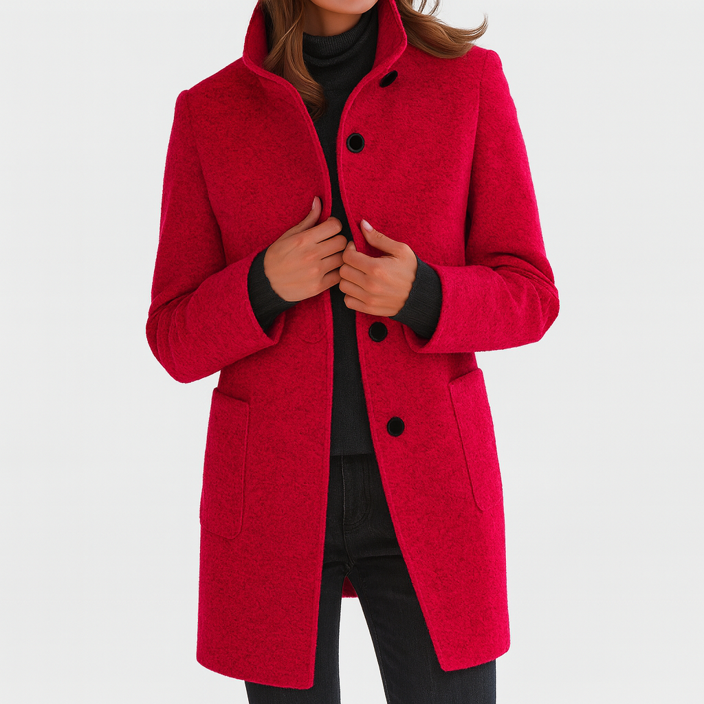 Women’s High-Collar Coat