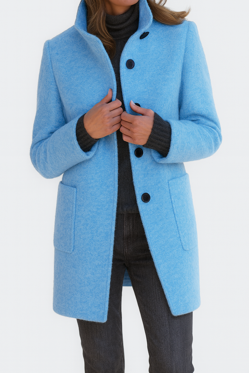 Women’s High-Collar Coat