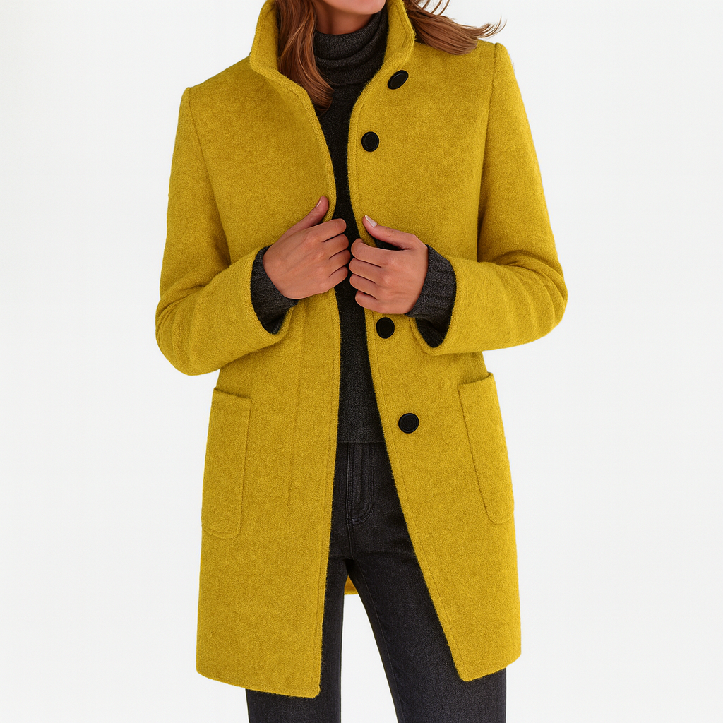 Women’s High-Collar Coat