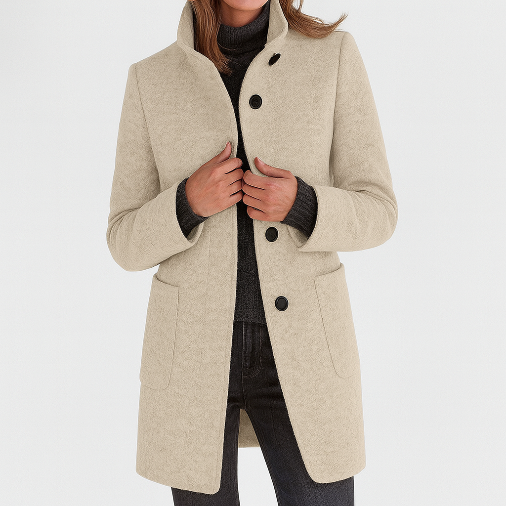Women’s High-Collar Coat
