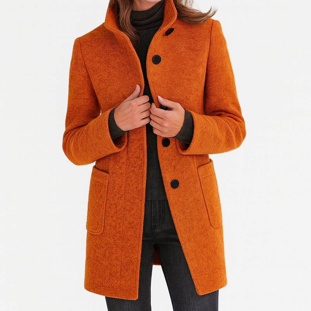 Women’s High-Collar Coat