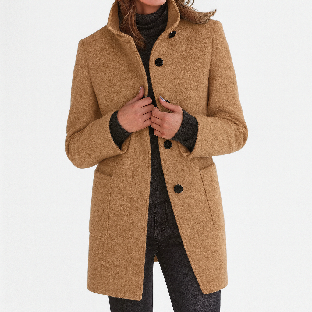 Women’s High-Collar Coat